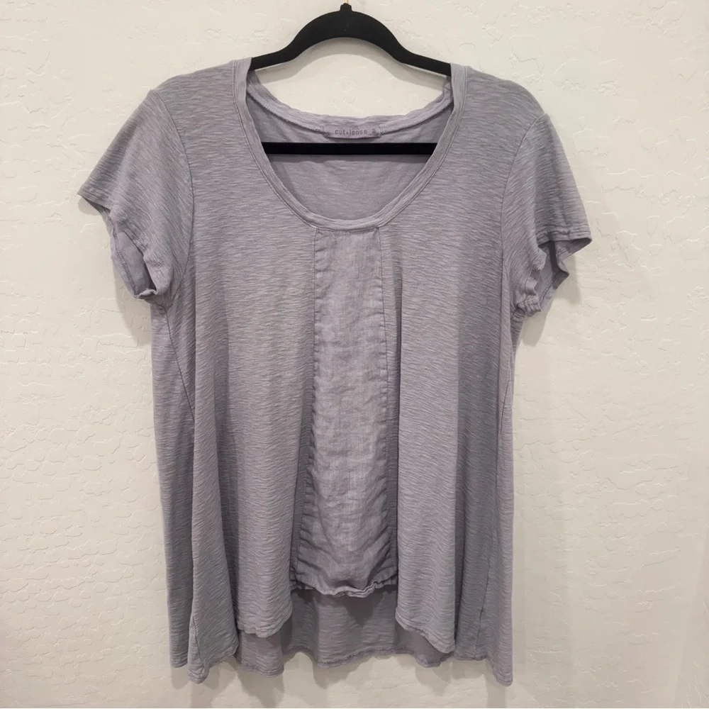 Cut Loose Light Purple Short Sleeve Tee - Picture 1 of 5